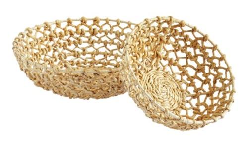 Tru Outdoor Luxury River Bowl Set of 2 (Colour Natural) product_description Woven Baskets.