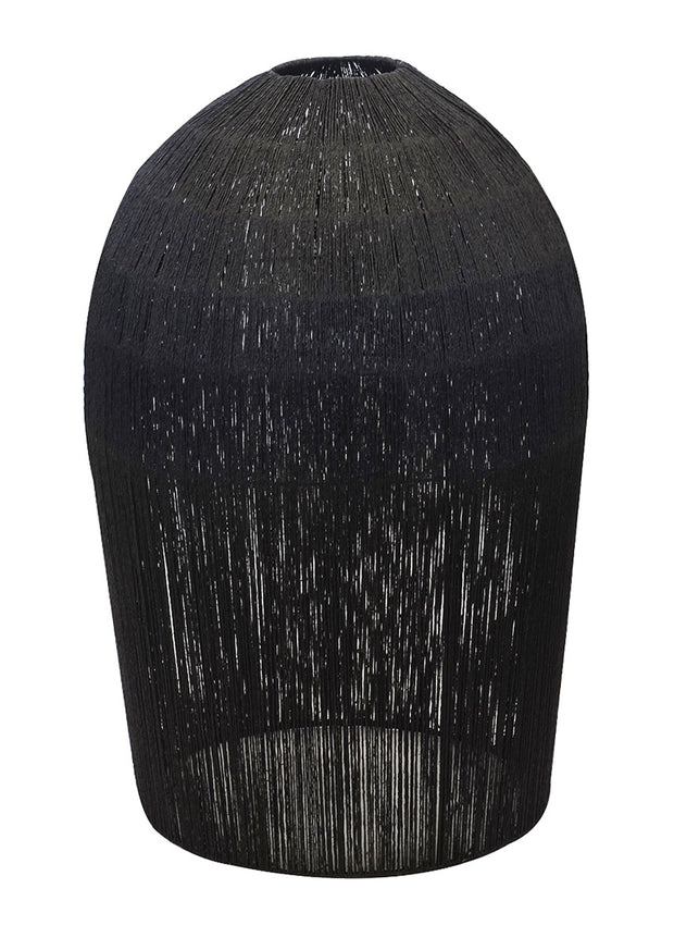 Tru Outdoor Luxury Jute Dome Pendant (Colour Black) product_description Lanterns and Pendants.